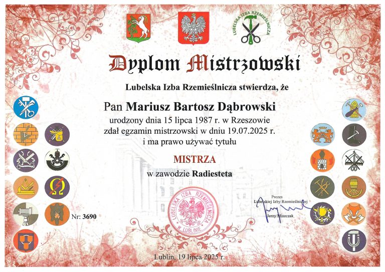 Mistrz Radiesteta Mariusz Dąbrowski usługi radiestezyjne